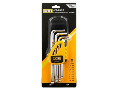 JCB IMBUSY 10szt. /DŁ. /KULA  1.27-10mm - 2