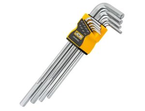 JCB IMBUSY CALOWE  9szt. /B.DŁ.  1/16 - 3/8