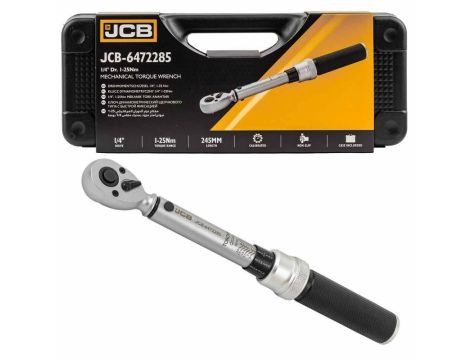JCB KLUCZ DYNAMOMETRYCZNY   1/4" 1-25Nm