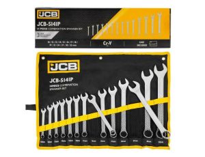 JCB KLUCZ PŁASKO-OCZKOWY kpl.14el. (10-32mm)