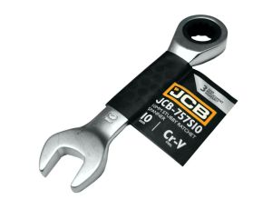 JCB KLUCZ PŁASKO-OCZKOWY Z GRZECHOTKĄ 10mm  KRÓTKI