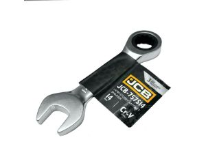 JCB KLUCZ PŁASKO-OCZKOWY Z GRZECHOTKĄ 14mm  KRÓTKI