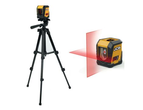 JCB LASER KRZYŻOWY CZERWONA WIĄZKA 10m