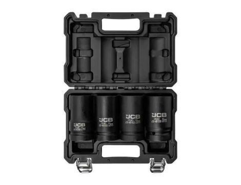 JCB NASADKI UDAROWE DŁ.kpl.  4el. 1"  6-KĄT. (27-36mm)