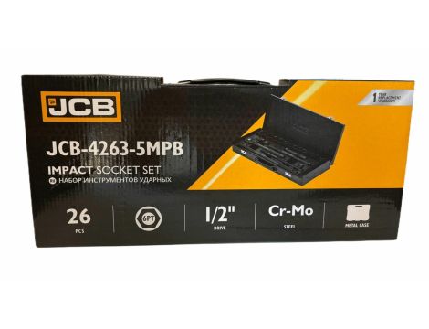 JCB NASADKI UDAROWE kpl. 26el.1/2"  6-KĄT. (8-32mm) - 2