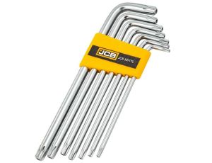 JCB TORX  7szt. /DŁ. T10-T40 Z OTWOREM