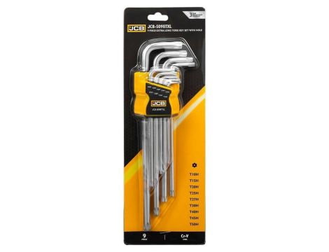 JCB TORX  9szt. /B.DŁ. T10-T50 Z OTWOREM - 2