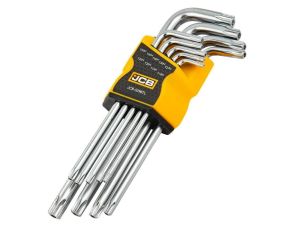 JCB TORX  9szt. /DŁ. T10-T50 Z OTWOREM
