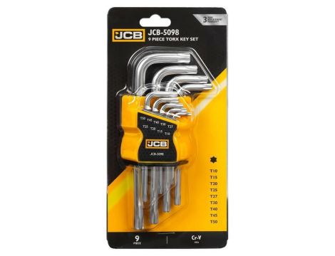 JCB TORX  9szt. T10-T50 - 2