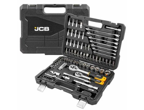 JCB ZESTAW KLUCZY  82el. 3/8" 1/4"