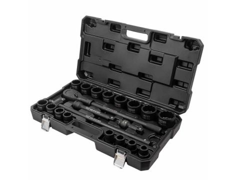 JCB ZESTAW KLUCZY UDAR.21el. 3/4" 12KĄT. (17-50mm)