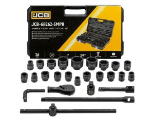 JCB ZESTAW KLUCZY UDAR.26el. 3/4