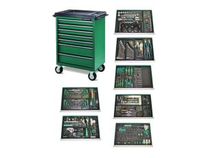 JONNESWAY WÓZEK WARSZTATOWY 7SZ.+266szt.NARZ.