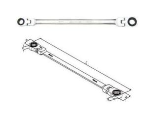 JONNESWAY KLUCZ OCZK.PRZEGUB.B.DŁ. 8x10 Z GRZE. ...