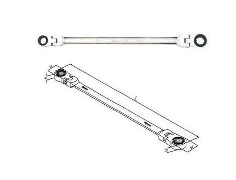 JONNESWAY KLUCZ OCZK.PRZEGUB.B.DŁ. 8x10 Z GRZE. ...