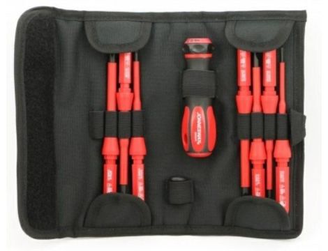 JONNESWAY WKRĘTAKI IZOLOWANE Z WYMIENNĄ RĘKOJEŚ CIĄ VDE   DV15109S