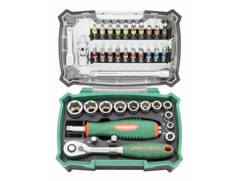 JONNESWAY ZESTAW KLUCZY     1/4" 38el