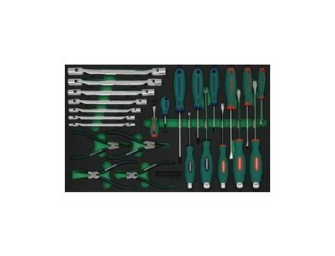 JONNESWAY ZESTAW NARZĘDZI 24el. WKŁADKA D71124SV