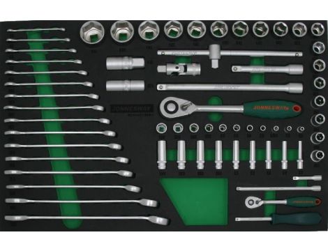 JONNESWAY ZESTAW NARZĘDZI 65el. WKŁADKA S04H42165SV