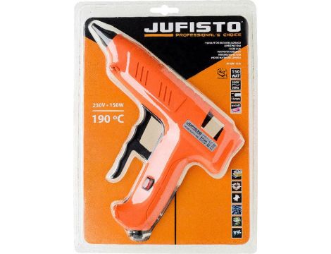 JUFISTO PISTOLET DO KLEJU 11mm 150W WYŁ. ..... - 3