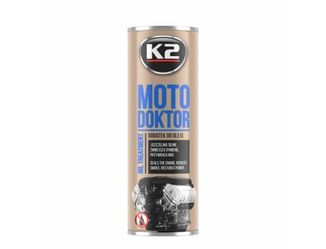 K2 DODATEK DO OLEJU SILNIKOWEGO Z USZCZELNIACZEM MOTO DOKTOR 443ML...