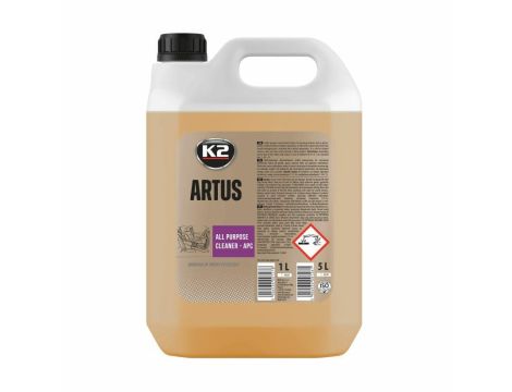 K2 KONCENTRAT, DO MYCIA PLASTIKÓW, LINOLEUM, SKAJU I INNYCH TWORZYW SZTUCZNYCH. ARTUS 5