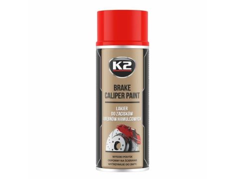 K2 LAKIER BRAKE CALIPER SPRAY - CZERWONY 400ml