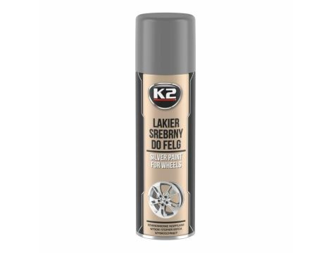 K2 LAKIER DO MALOWANIA FELG 500ML SREBRNY