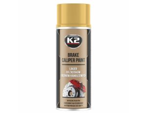 K2 LAKIER DO ZACISKÓW HAMULCOWYCH. BRAKE CALIPER SPRAY - ZŁOTY 400ML