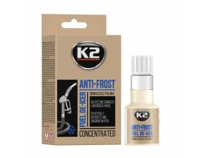 K2 ODMRAŻA I USUWA WODĘ Z UKŁADU PALIWA. ANTI FROST 50ML 50ML