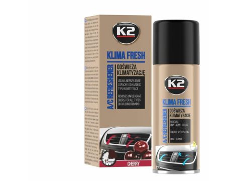 K2 ODŚWIEŻACZ KLIMA FRESH CHERRY 150 ML