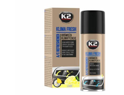 K2 ODŚWIEŻACZ KLIMA FRESH LEMON 150 ML