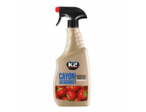 K2 ODŚWIEŻACZ POWIETRZA. CAYON 700 ATOM TRUSKAWKA  700ML