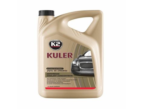 K2 PŁYN DO CHŁODNIC KULER KONC. 5L CZERWONY
