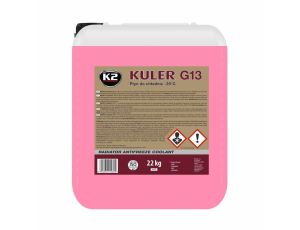 K2 RÓŻOWY PŁYN DO CHŁODNIC. KULER - 35C 22KG RÓŻOWY