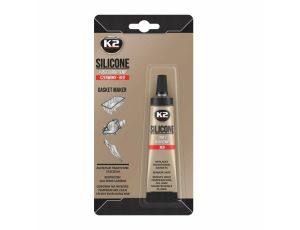 K2 SILIKON CZERWONY 21G WYSOKOTEMPERATUROWY +350st, PŁYNNA USZCZELKA