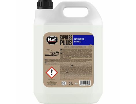 K2 SZAMPON Z WOSKIEM CARNAUBA. EXPRESS PLUS  5L