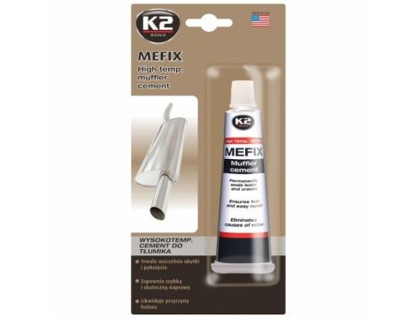 K2 WYSOKOTEMPERATUROWY CEMENT DO UKŁADÓW WYDECHOWYCH. MEFIX 140G