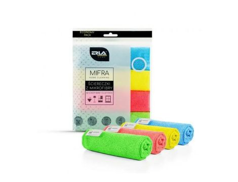 K2 ZESTAW ŚCIERECZEK Z MIKROFIBRY 30x30cm ERLA MIFRA 4szt.