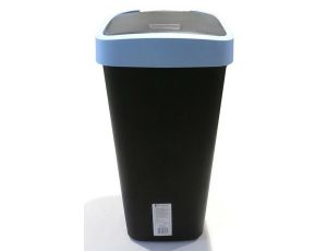 KEDEN KOSZ NA ŚMIECI COMPACTA Q 25L - JASNY NIEBIESKI / CZARNY