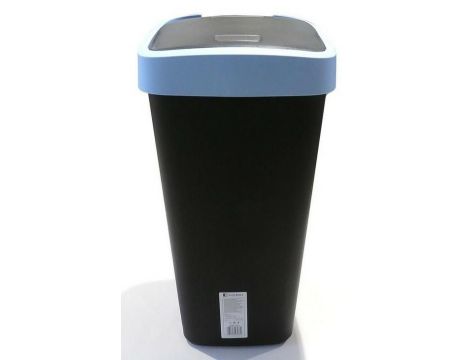 KEDEN KOSZ NA ŚMIECI COMPACTA Q 25L - JASNY NIEBIESKI / CZARNY