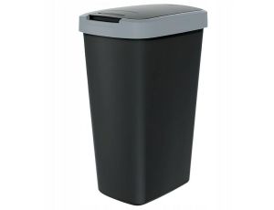 KEDEN KOSZ NA ŚMIECI COMPACTA Q 45L - SMOOTH GRAY / CZARNY