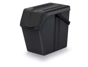 KEDEN KOSZ NA ŚMIECI SORTIBOX 25L - CZARNY RECYKLING