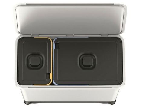 KEDEN KOSZ NA ŚMIECI SYSTEMA 23L + 10L - POPIELATY