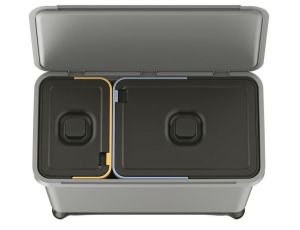 KEDEN KOSZ NA ŚMIECI SYSTEMA 23L + 10L - SMOOTH GRAY