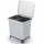 KEDEN KOSZ NA ŚMIECI SYSTEMA 2x10L - POPIELATY