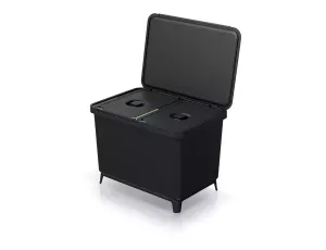 KEDEN KOSZ NA ŚMIECI SYSTEMA 2x23L - CZARNY RECYKLING.....