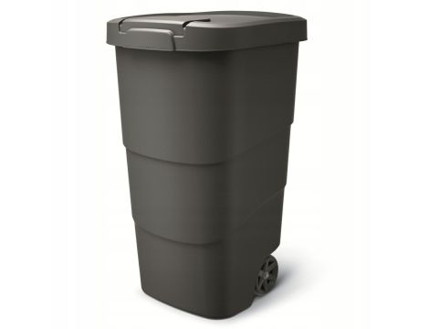 KEDEN KOSZ NA ŚMIECI WHEELER 110 L - CZARNY RECYKLING*