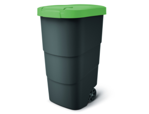KEDEN KOSZ NA ŚMIECI WHEELER 110 L - ZIELONY