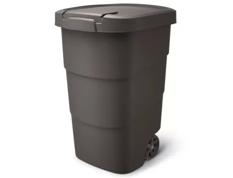 KEDEN KOSZ NA ŚMIECI WHEELER 95 L - CZARNY RECYKLING*